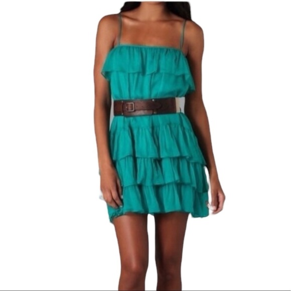 Haute Hippie Chiffon Tiered Dress - Picture 1 of 9